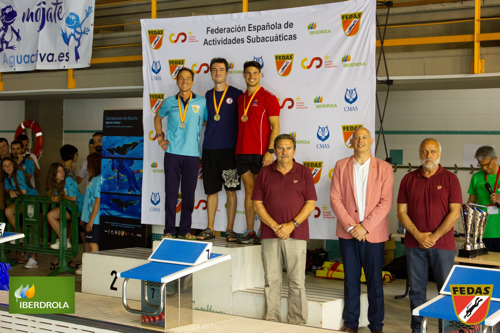 Iñaki Santos se proclama campeón de España en Apnea Dinámica con bialetas y Apnea Dinámica con monoaleta